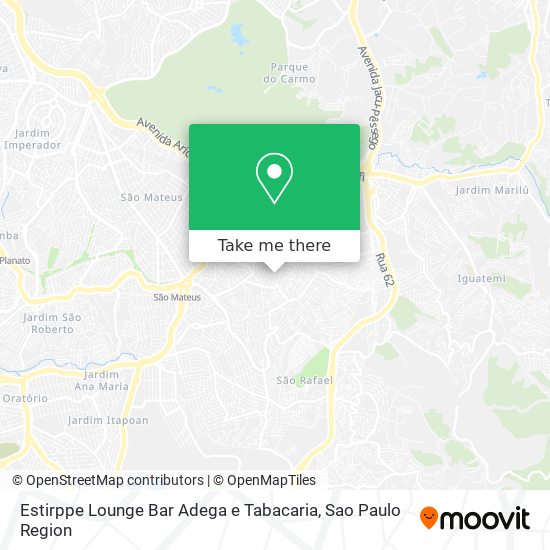 Mapa Estirppe Lounge Bar Adega e Tabacaria