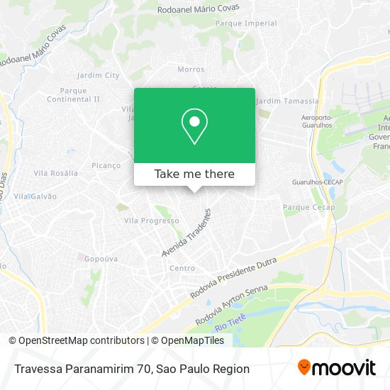 Travessa Paranamirim 70 map