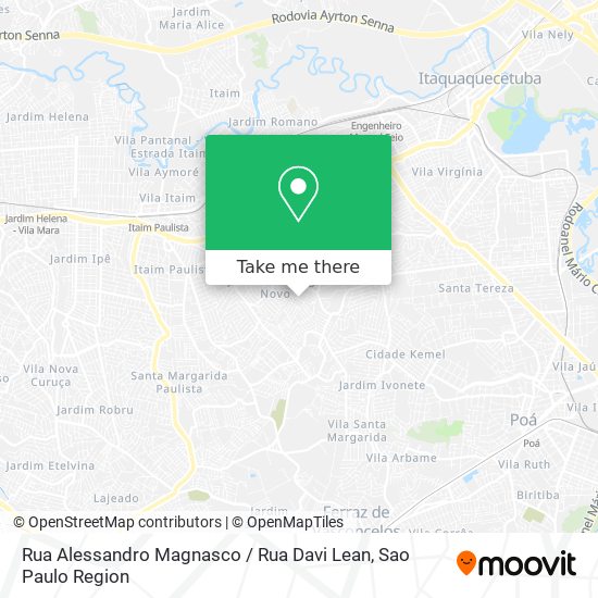 Rua Alessandro Magnasco / Rua Davi Lean map