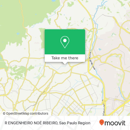 R ENGENHEIRO NOÉ RIBEIRO map