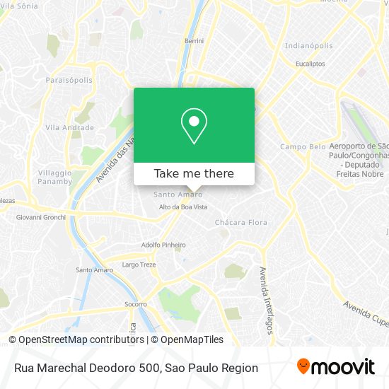 Mapa Rua Marechal Deodoro 500