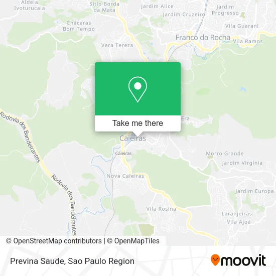 Previna Saude map