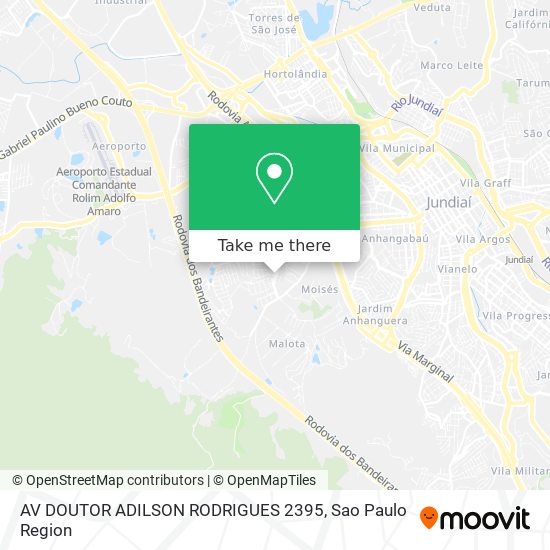 Mapa AV DOUTOR ADILSON RODRIGUES 2395