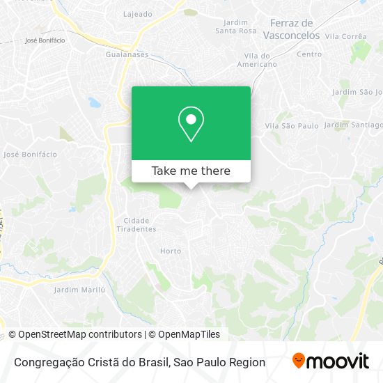 Congregação Cristã do Brasil map