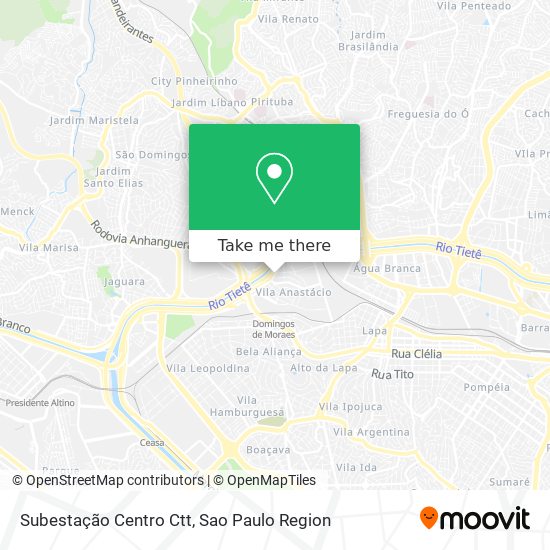 Subestação Centro Ctt map