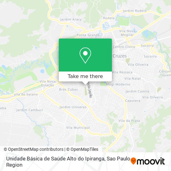Unidade Básica de Saúde Alto do Ipiranga map