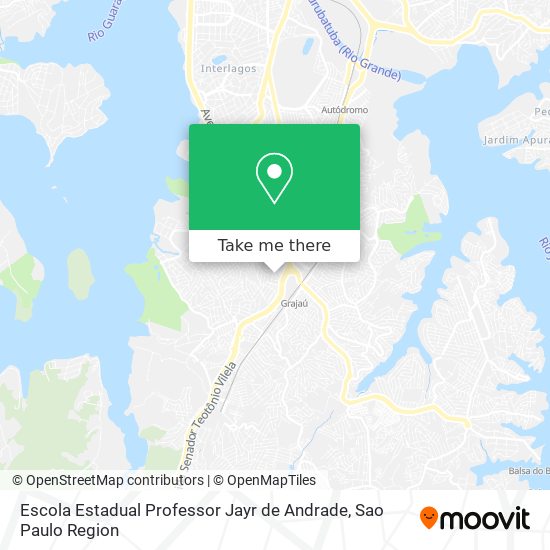 Escola Estadual Professor Jayr de Andrade map