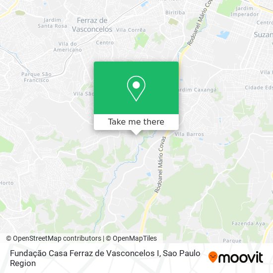 Fundação Casa Ferraz de Vasconcelos I map