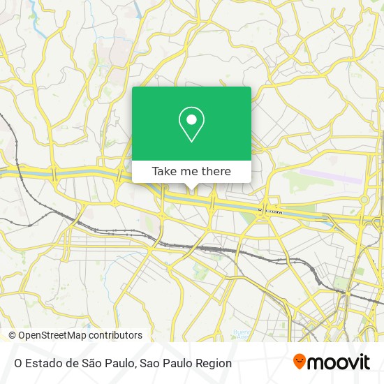 Mapa O Estado de São Paulo
