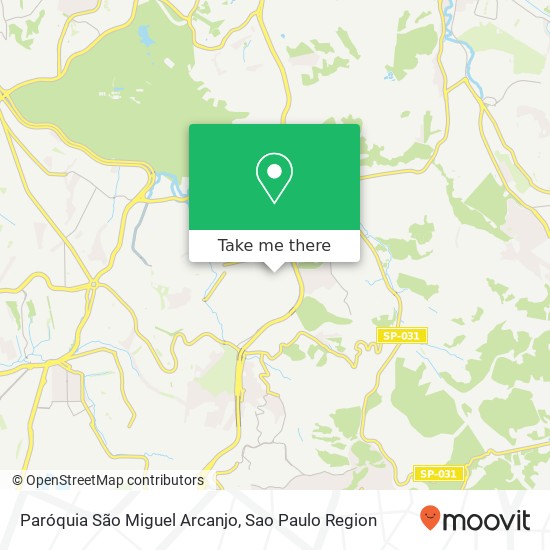 Mapa Paróquia São Miguel Arcanjo