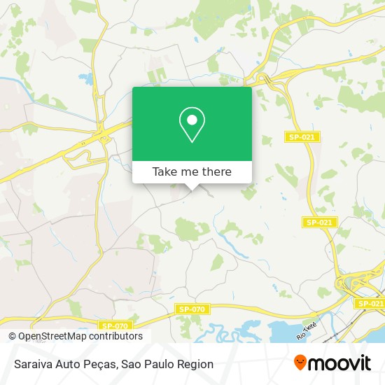 Saraiva Auto Peças map