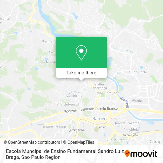 Escola Muncipal de Ensino Fundamental Sandro Luiz Braga map