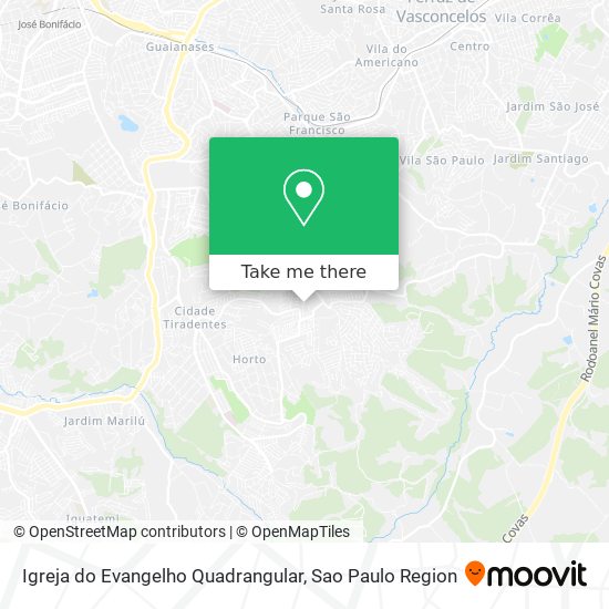 Igreja do Evangelho Quadrangular map