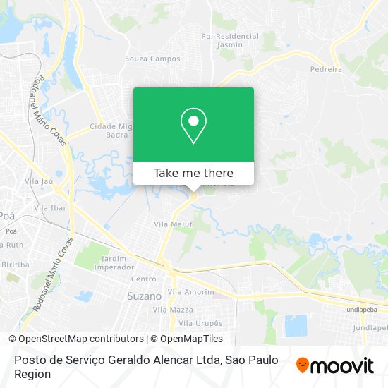 Posto de Serviço Geraldo Alencar Ltda map