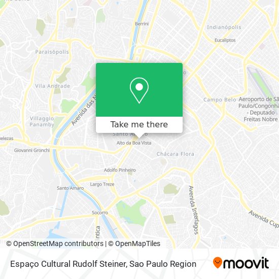 Espaço Cultural Rudolf Steiner map