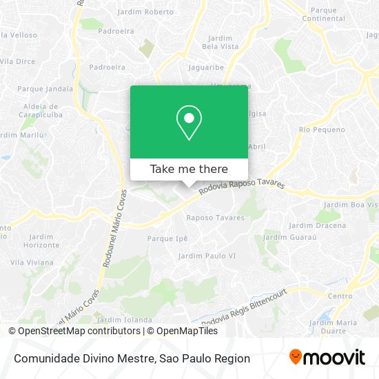 Comunidade Divino Mestre map