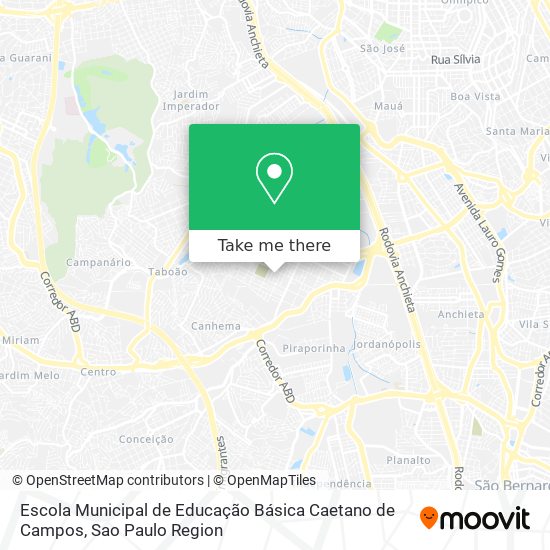 Escola Municipal de Educação Básica Caetano de Campos map