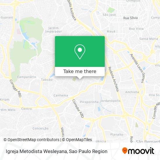 Igreja Metodista Wesleyana map