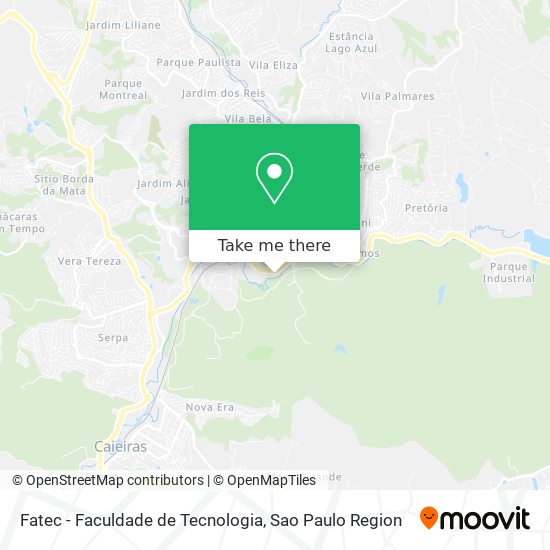 Mapa Fatec - Faculdade de Tecnologia