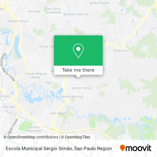 Escola Municipal Sérgio Simão map