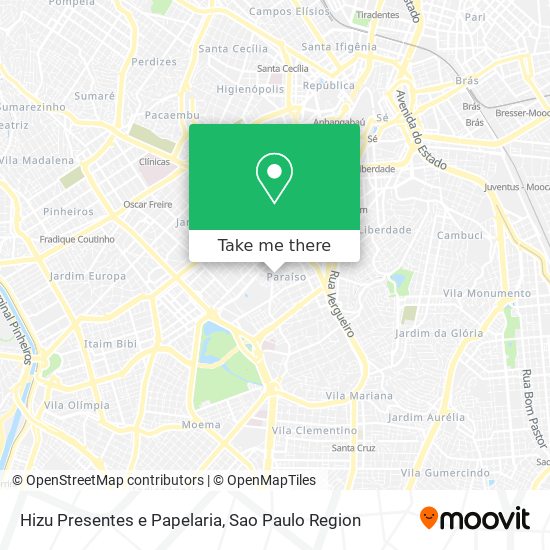 Hizu Presentes e Papelaria map