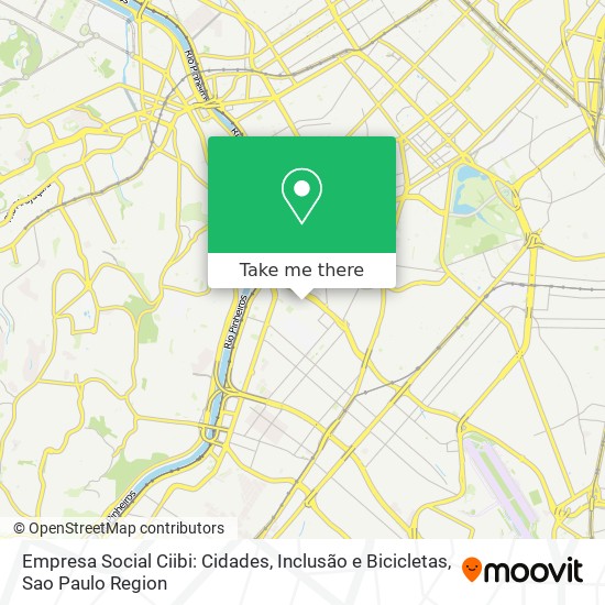 Empresa Social Ciibi: Cidades, Inclusão e Bicicletas map