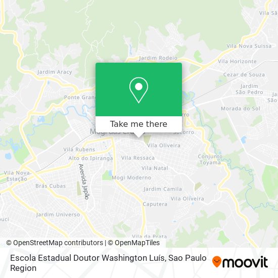 Escola Estadual Doutor Washington Luís map