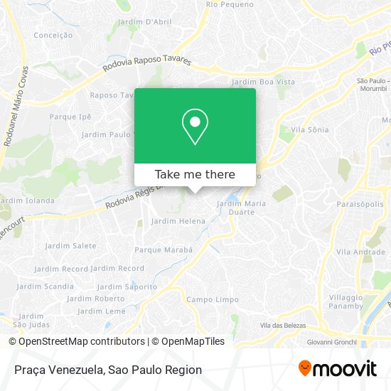 Praça Venezuela map