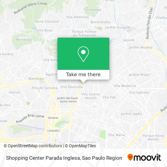 Mapa Shopping Center Parada Inglesa