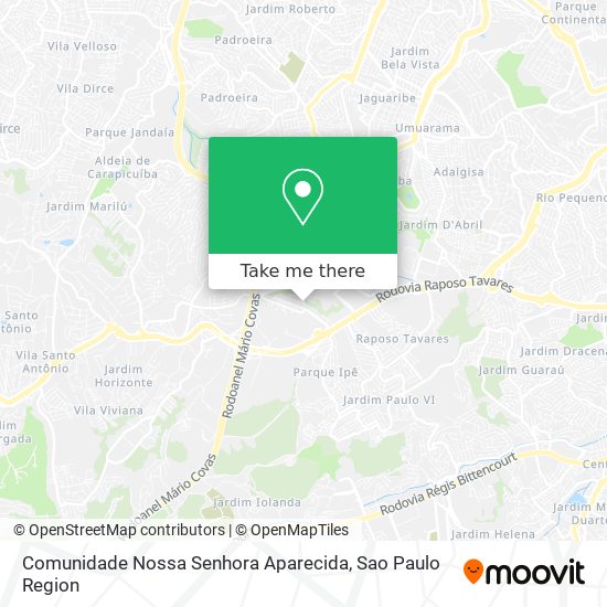Comunidade Nossa Senhora Aparecida map