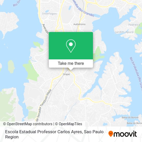Escola Estadual Professor Carlos Ayres map
