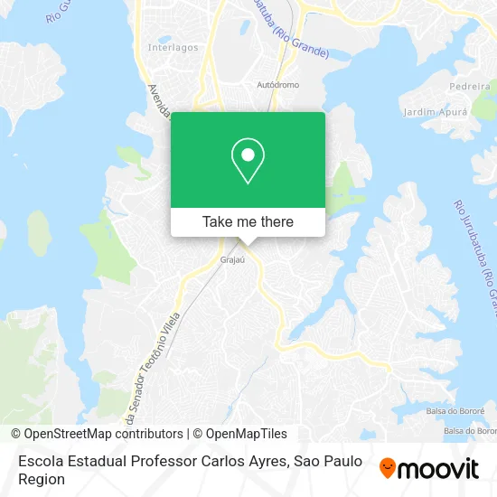 Escola Estadual Professor Carlos Ayres map