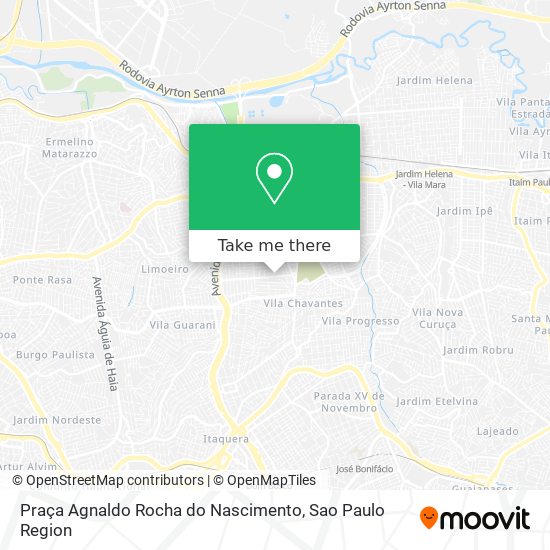 Mapa Praça Agnaldo Rocha do Nascimento