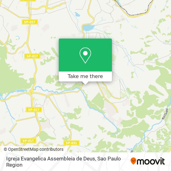 Mapa Igreja Evangelica Assembleia de Deus