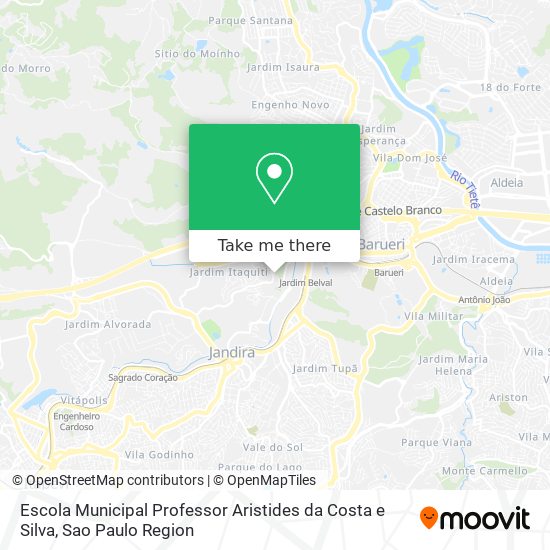 Escola Municipal Professor Aristides da Costa e Silva map