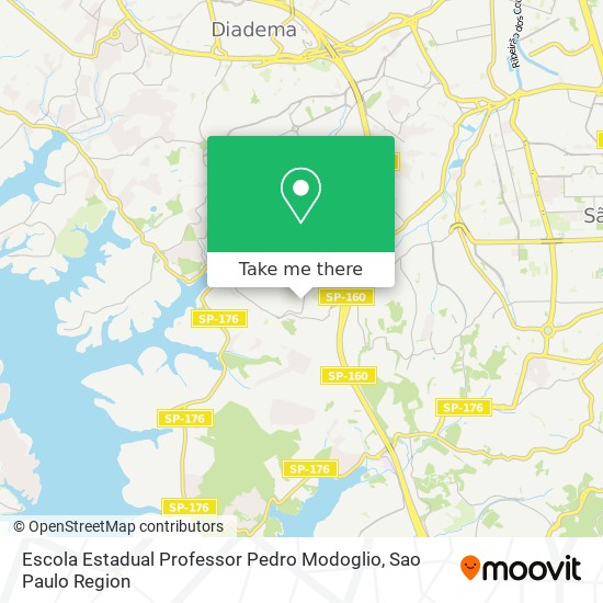 Escola Estadual Professor Pedro Modoglio map