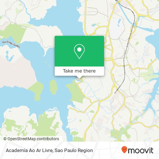 Academia Ao Ar Livre map