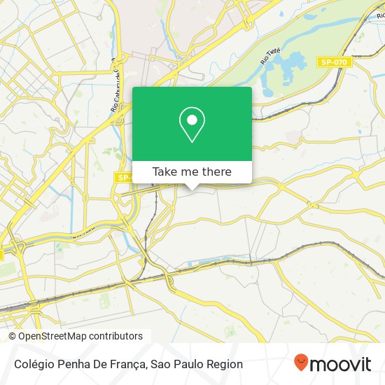 Mapa Colégio Penha De França