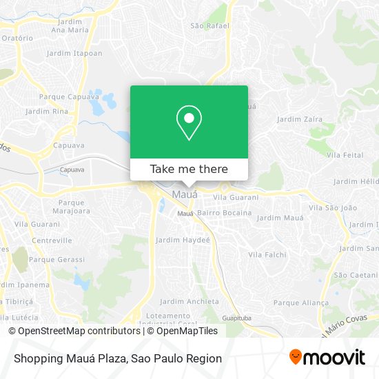 Shopping Mauá Plaza map
