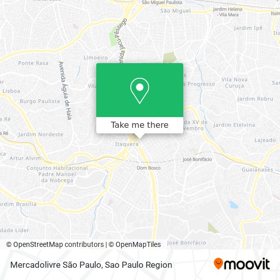 Mercadolivre São Paulo map