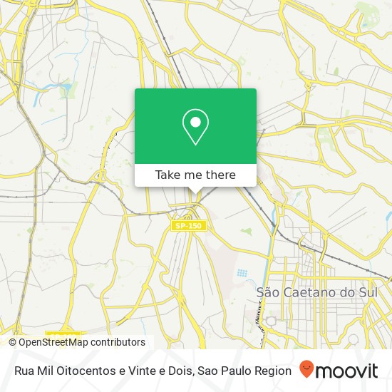 Rua Mil Oitocentos e Vinte e Dois map