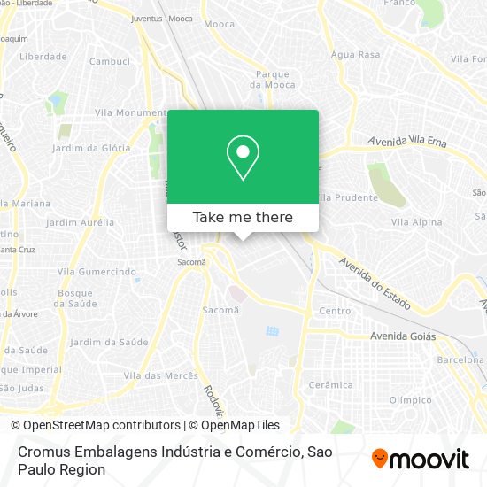 Cromus Embalagens Indústria e Comércio map