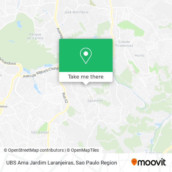 UBS Ama Jardim Laranjeiras map