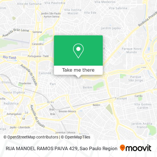 RUA MANOEL RAMOS PAIVA 429 map