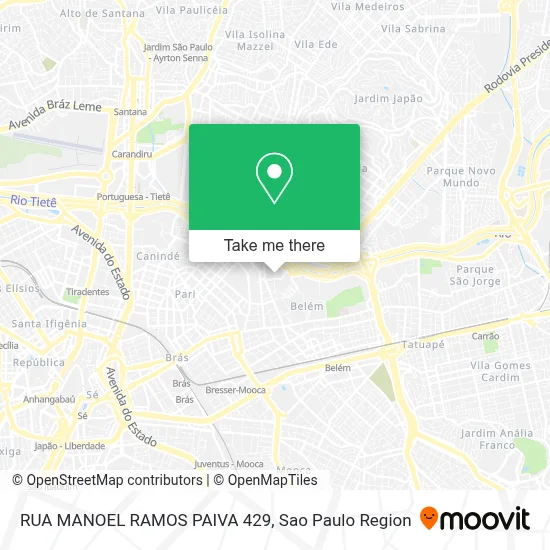 RUA MANOEL RAMOS PAIVA 429 map