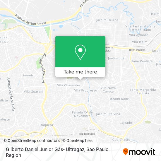 Mapa Gilberto Daniel Junior Gás- Ultragaz