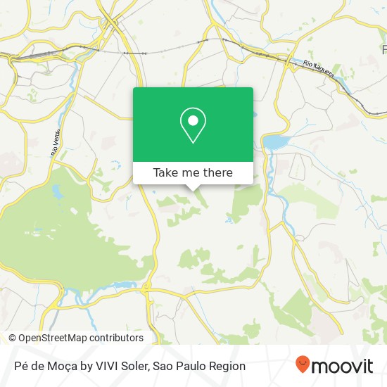 Mapa Pé de Moça by VIVI Soler