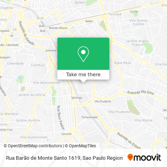Rua Barão de Monte Santo 1619 map