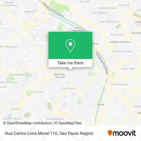 Rua Carlos Lima Morel 110 map