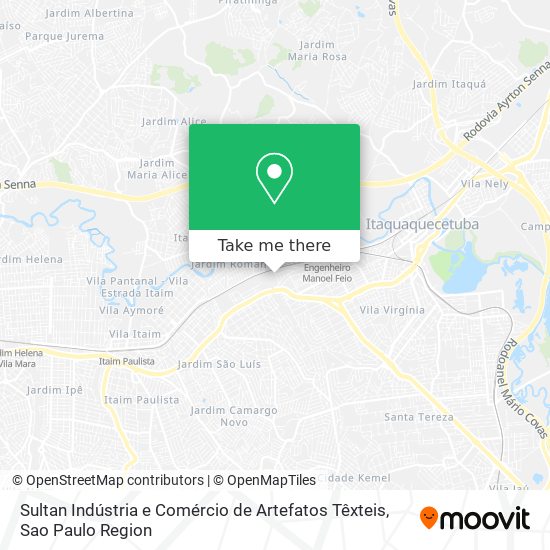 Sultan Indústria e Comércio de Artefatos Têxteis map